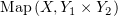 $ \Map (X,Y_1\times Y_2) $
