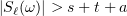 $ |S_\ell(\omega)|>s+t+a $