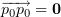 $ \ve{p_0p_0}=\0 $