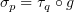 $ \si_p=\ta_q\circ g $
