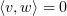 $ \is{\al}{\be}=0 $