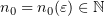 $ n_0=n_0(\eps)\in \N $