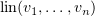 $ \lin(\al_1,\ldots,\al_n) $