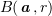 $ B(\aa,r) $