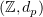 $ (\Z,d_p) $