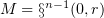 $ M=\S^{n-1}(0,r) $