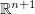 $ \R^{n+1} $