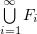 $ \bigcup\limits_{i=1}^{\infty} F_i $