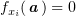 $ f_{x_i}(\aa)=0 $