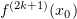 $ f^{(2k+1)}(x_0) $