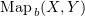$ \Map_b(X,Y) $