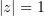 $ |z|=1 $