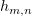 $ h_{m,n} $