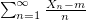 $ \sum_{n=1}^\infty \frac{X_n-m}{n} $