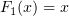 $ F_1(x)=\ctg x $