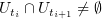 $ U_{t_i} \cap U_{t_{i+1}}\neq\emptyset $