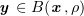 $ \yy\in B(\xx,\rho) $
