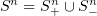 $ S^n = S^n_+\cup S^n_- $