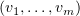 $ (\al_1,\ldots,\al_m) $