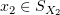 $ x_2\in S_{X_2} $