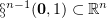 $ \S^{n-1}(\zero,1)\subset \R^n $