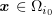 $ \xx\in \Omega_{i_0} $