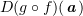 $ D(g\circ f)(\aa) $