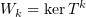 $ W_k=\ker\vp^k $
