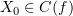 $ X_0\in C(f) $