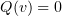$ Q(\al)=0 $