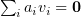 $ \sum_i a_i\al_i=\0 $
