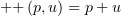 $ \ka(p,\ga)=p+\ga $