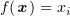 $ f(\xx)=x_i $
