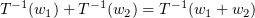 $ \vp^{-1}(\be_1)+\vp^{-1}(\be_2)=\vp^{-1}(\be_1+\be_2) $