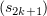 $ (s_{2k+1}) $