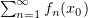 $ \sum_{n=1}^\infty f_n(x_0) $