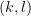$ (k,l) $