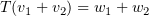 $ \vp(\al_1+\al_2)=\be_1+\be_2 $