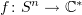 $ f\colon S^n\to \C^* $