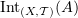 $ \Int_{(X,\sT)}(A) $