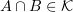 $ A\cap B\in\mathcal{K} $