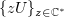 $ \{zU\}_{z\in\C^*} $