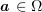 $ \aa\in \Omega $