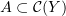 $ A\subset\sC(Y) $