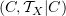 $ (C,\sT_X|C) $
