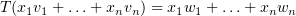 $ \vp(x_1\al_1+\ldots+x_n\al_n)=x_1\be_1+\ldots+x_n\be_n $