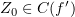 $ Z_0\in C(f') $