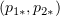 $ (p_{1*},p_{2*}) $