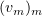 $ (\al_m)_{m} $