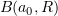 $ B(a_0,R) $